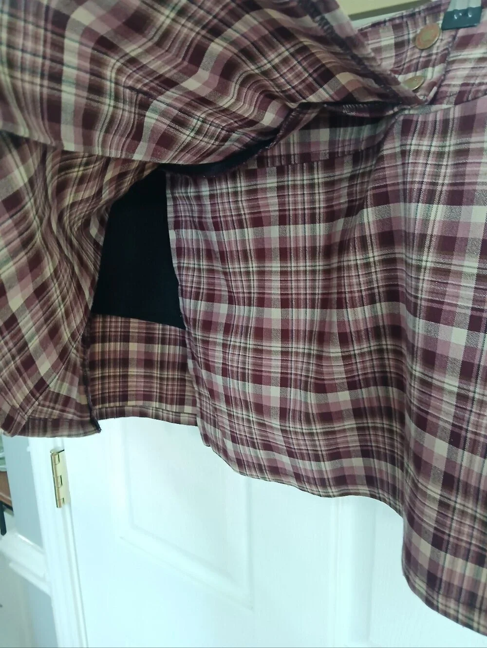 Hot Kiss Plaid Pleated Mini Skirt  Vintage Y2K Preppy Academia Old Money School